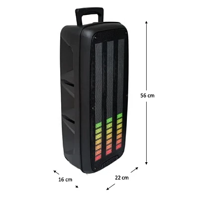 Boxa bluetooth portabila 6.5 inci GTS-1759 Karaoke cu Microfon Boxa bluetooth portabila 6.5 inci GTS-1759 Karaoke cu Microfon