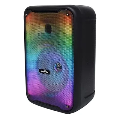 Boxa Portabila GTS-1726 Bluetooth 8 Inchi Lumini LED RGB cu Microfon Boxa Portabila GTS-1726 Bluetooth 8 Inchi Lumini LED RGB cu Microfon