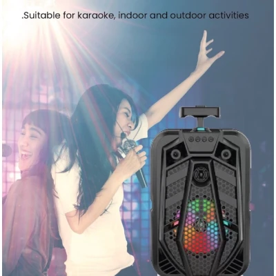 UB Boxa Portabila Tip Troler ZQS-8133 cu Microfon 100W UB Boxa Portabila Tip Troler ZQS-8133 cu Microfon 100W