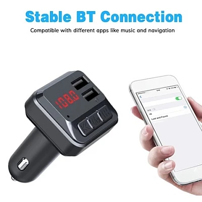 Modulator auto FM Bluetooth C6 - 2xUSB Modulator auto FM Bluetooth C6 - 2xUSB