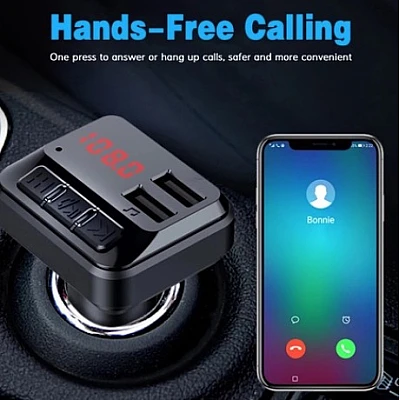 Modulator auto FM Bluetooth C6 - 2xUSB Modulator auto FM Bluetooth C6 - 2xUSB