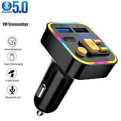 Modulator auto Bluetooth M6 cu Incarcator PD Modulator auto Bluetooth M6 cu Incarcator PD