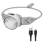 Lanterna de cap cu banda din Silicon Ajustabila cu Lumina Alba si Rosie