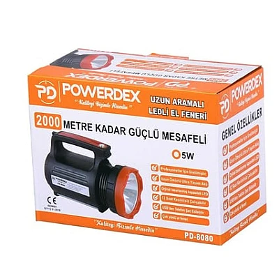 Lanterna de Mana 5W PD-8080 Lanterna de Mana 5W PD-8080