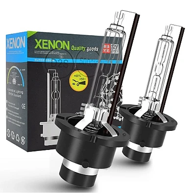 Set 2 Becuri D2S Xenon 6000K Super Vision Set 2 Becuri D2S Xenon 6000K Super Vision