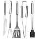 Set de 10 ustensile pentru gratar din Inox cu Husa de Depozitare Set de 10 ustensile pentru gratar din Inox cu Husa de Depozitare