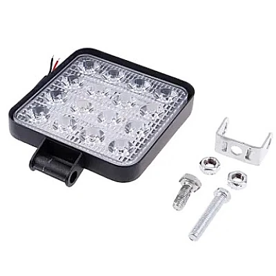 UB Proiector PATRAT 16 led 12v-24v 48w lumina alba 6000k Slim LY UB Proiector PATRAT 16 led 12v-24v 48w lumina alba 6000k Slim LY