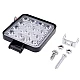 UB Proiector PATRAT 16 led 12v-24v 48w lumina alba 6000k Slim LY UB Proiector PATRAT 16 led 12v-24v 48w lumina alba 6000k Slim LY