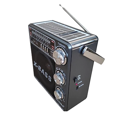 Radio cu Panou Solar XB-921 BT X-Bass mp3 player cu suport card sd/usb NEGRU Radio cu Panou Solar XB-921 BT X-Bass mp3 player cu suport card sd/usb NEGRU