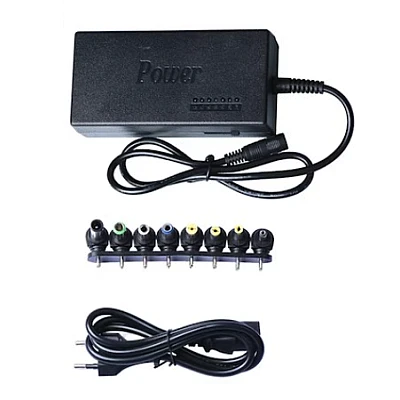 Incarcator universal pentru laptop Cu 7 conectori 12V / 15V / 16V / 18V / 19V / 20V / 24V Negru Incarcator universal pentru laptop Cu 7 conectori 12V / 15V / 16V / 18V / 19V / 20V / 24V Negru