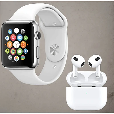 Set Ceas Smartwatch Inteligent si casti wireless BARBATI Set Ceas Smartwatch Inteligent si casti wireless BARBATI