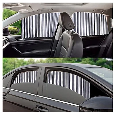 Set 4 parasolare retractabile auto geamuri laterale fata-spate GRI Set 4 parasolare retractabile auto geamuri laterale fata-spate GRI