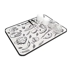 Covoras super absorbant pentru scurgere vesela si tacamuri 30x40 cm