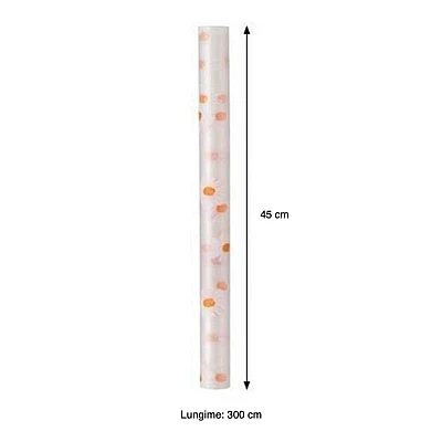 Set 2 Folie Transparenta Model Flori 45 x 300 cm