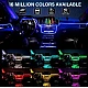 Kit Lumini ambientale auto 5 LED x 6 m neon RGB, aplicatie prin Bluetooth Kit Lumini ambientale auto 5 LED x 6 m neon RGB, aplicatie prin Bluetooth