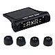 Set 4 senzori de presiune si temperatura anvelope cu afisaj LCD si incarcare Solara Set 4 senzori de presiune si temperatura anvelope cu afisaj LCD si incarcare Solara