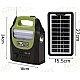 Kit solar GD-8072 cu lampa multifunctionala panou solar si 3 Becuri Kit solar GD-8072 cu lampa multifunctionala panou solar si 3 Becuri