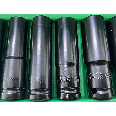Trusa Chei Tubulare Impact - 10 Tubulare 1/2 8 - 24 Mm Cutie Rosu/Verde Trusa Chei Tubulare Impact - 10 Tubulare 1/2 8 - 24 Mm Cutie Rosu/Verde