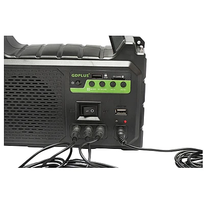 Kit solar GD-P30FM Radio cu lampa multifunctionala panou solar si 3 Becuri Kit solar GD-P30FM Radio cu lampa multifunctionala panou solar si 3 Becuri