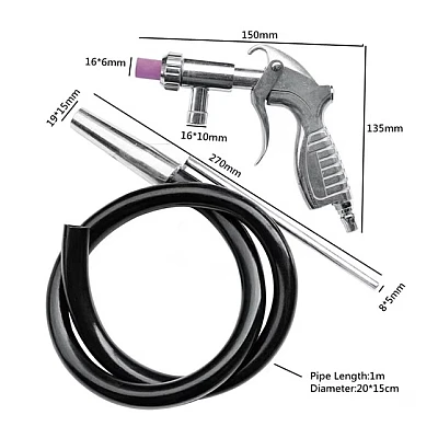 Pistol de sablat cu furtun de absortie si duza PSQ-12 Pistol de sablat cu furtun de absortie si duza PSQ-12