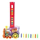 Set trenulet electric de jucarie cu 60 de piese domino Set trenulet electric de jucarie cu 60 de piese domino