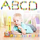 Set trenulet electric de jucarie cu 60 de piese domino Set trenulet electric de jucarie cu 60 de piese domino