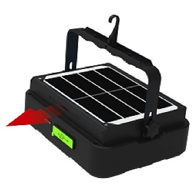 Proiector 224 LED Solar cu Baterie GD-2206B 4 Moduri de Iluminare 120W