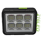 Proiector 216 LED Solar cu Baterie GD-2207A 4 Moduri de Iluminare 150W