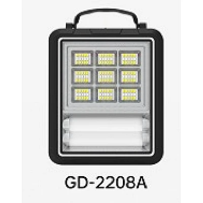 Proiector 195 LED Solar cu Baterie GD-2208A 200W
