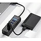 Hub cu 4 Porturi USB 3.0 de 5 Gbps LED Indicator Compact Q 303 Hub cu 4 Porturi USB 3.0 de 5 Gbps LED Indicator Compact Q 303