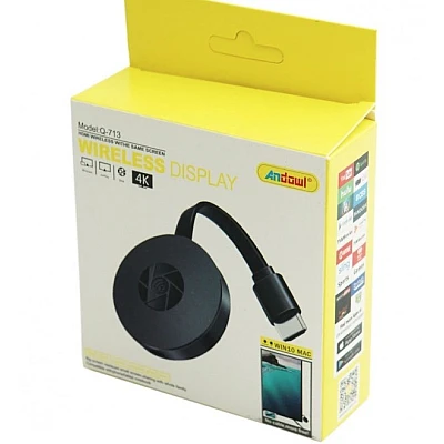 Wireless Receiver pentru Sincronizare Ecran Telefon Andowl Q 713 G4 HDMI Wireless Receiver pentru Sincronizare Ecran Telefon Andowl Q 713 G4 HDMI