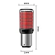 Set 2 Becuri LED semnalizare culoare ROSU soculu BAY15D 1157/P21/5W LED 1156 pentru 144 SMD cu doua faze Set 2 Becuri LED semnalizare culoare ROSU soculu BAY15D 1157/P21/5W LED 1156 pentru 144 SMD cu doua faze