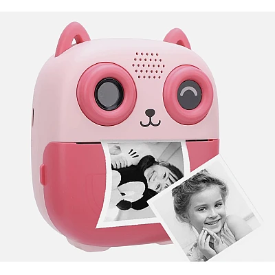 Aparat foto digital pentru copii cu 2 Camere - Spate si Frontala, Imprimare instantanee Aparat foto digital pentru copii cu 2 Camere - Spate si Frontala, Imprimare instantanee