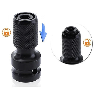 Adaptor de impact 1/2 pentru priza hexagonala patrata Adaptor de impact 1/2 pentru priza hexagonala patrata