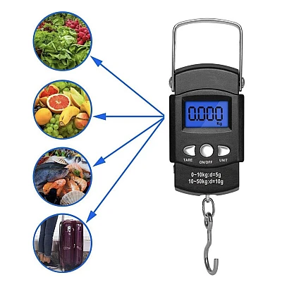 Cantar electronic MRG P-WH-A08, 50 Kg, Ecran Digital, Negru Cantar electronic MRG P-WH-A08, 50 Kg, Ecran Digital, Negru