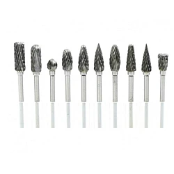 Set 10 Freze de Carbura MICI 3-6 MM  pentru Metal