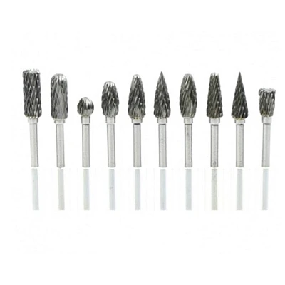 Set 10 Freze de Carbura MICI 3-6 MM  pentru Metal