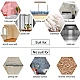 Set 10 Oglinzi Design Hexagon - Oglinzi Decorative Acrilice Cristal - Diamant - Fagure 10 bucati/set
