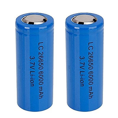 Set 2 Acumulator 26650 ART FAT BLUE 6800mAH 3.7V Set 2 Acumulator 26650 ART FAT BLUE 6800mAH 3.7V