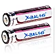 Set 2 Acumulatori X-Balong Li-Ion Tip 18650, 8800 mAh, 3.7V, terminal cu varf Set 2 Acumulatori X-Balong Li-Ion Tip 18650, 8800 mAh, 3.7V, terminal cu varf