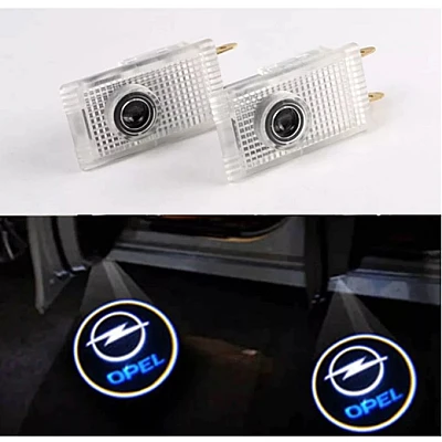 Set 2 Holograme LED cu LOGO OPEL pentru Portiere Set 2 Holograme LED cu LOGO OPEL pentru Portiere
