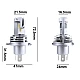 Set 2 Lampi LED M3 H4 cu doua faze putere 55W temperatura 6500K lumina alba Set 2 Lampi LED M3 H4 cu doua faze putere 55W temperatura 6500K lumina alba