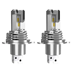 Set 2 Lampi LED M3 H4 cu doua faze putere 55W temperatura 6500K lumina alba