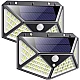 Set 2 Lampi MAX 162 LED 20W Solare cu senzor de miscare si lumina 3 moduri ILUMINARE Set 2 Lampi MAX 162 LED 20W Solare cu senzor de miscare si lumina 3 moduri ILUMINARE