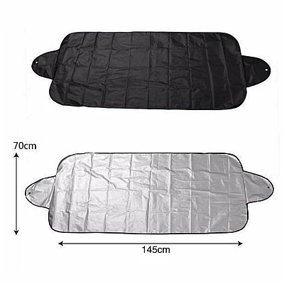 Set 2 Prelata protectie parbriz cu 2 fete Iarna / Vara 70 x 145 cm Set 2 Prelata protectie parbriz cu 2 fete Iarna / Vara 70 x 145 cm