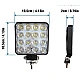 Set 2 Proiector PATRAT 16 led 12v-24v 48w lumina alba 6000k Slim Set 2 Proiector PATRAT 16 led 12v-24v 48w lumina alba 6000k Slim