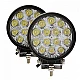 Set 2 Proiector ROTUND 14 LED 12v-24v 42w lumina alba 6000k SLIM Set 2 Proiector ROTUND 14 LED 12v-24v 42w lumina alba 6000k SLIM