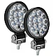 Set 2 Proiector ROTUND 14 LED 12v-24v 42w lumina alba 6000k SLIM Set 2 Proiector ROTUND 14 LED 12v-24v 42w lumina alba 6000k SLIM