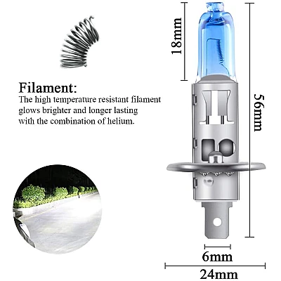 Set 2 becuri Pegasus H1 Skyline Xenon Look auto-tec halogen Set 2 becuri Pegasus H1 Skyline Xenon Look auto-tec halogen