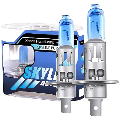 Set 2 becuri Pegasus H1 Skyline Xenon Look auto-tec halogen Set 2 becuri Pegasus H1 Skyline Xenon Look auto-tec halogen